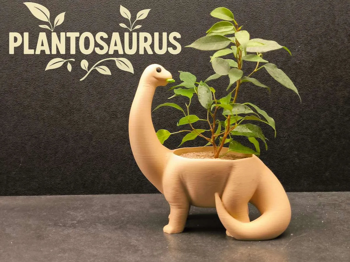 Plantosaurus — Jardinière Dino - Jardin Print