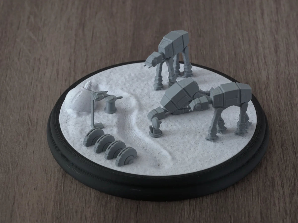 Diorama Star Wars - Hoth - Geek Print