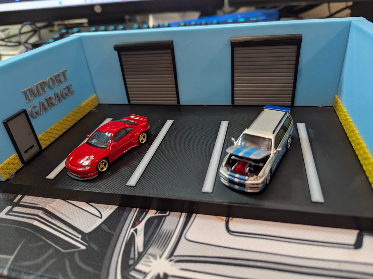 Diorama de garage automobile - Auto Print
