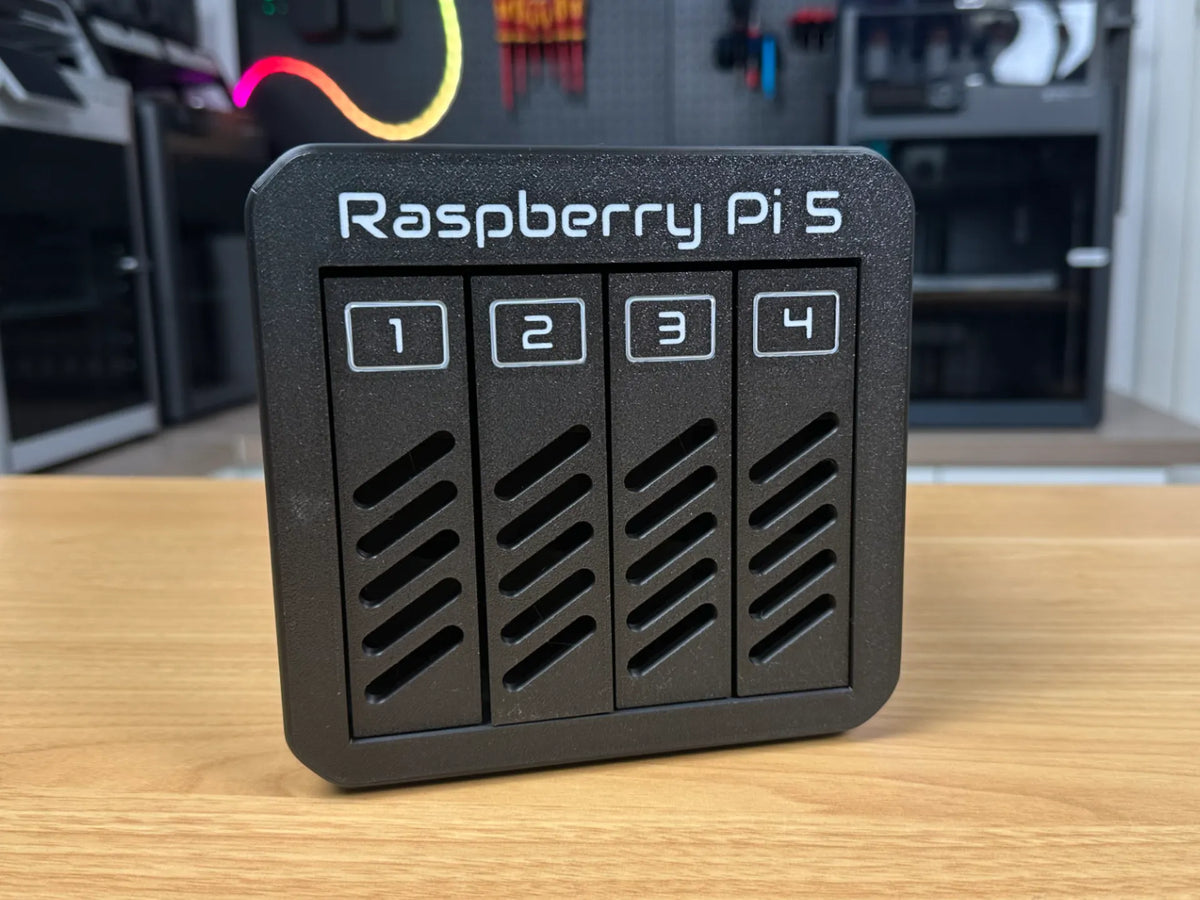 NAS 4 baies basé sur Raspberry Pi 5 - Tech Print