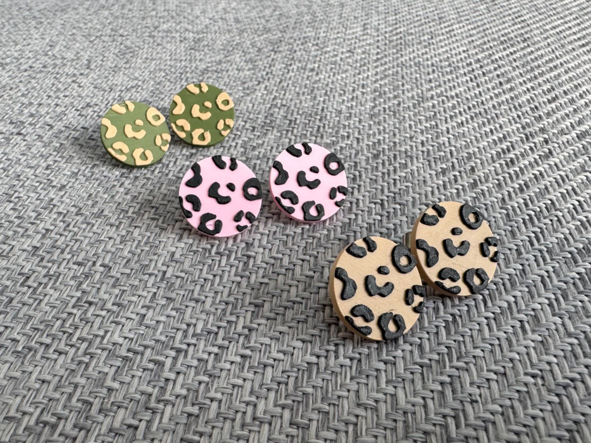 Boucles d'oreilles léopard - Bijoux Print