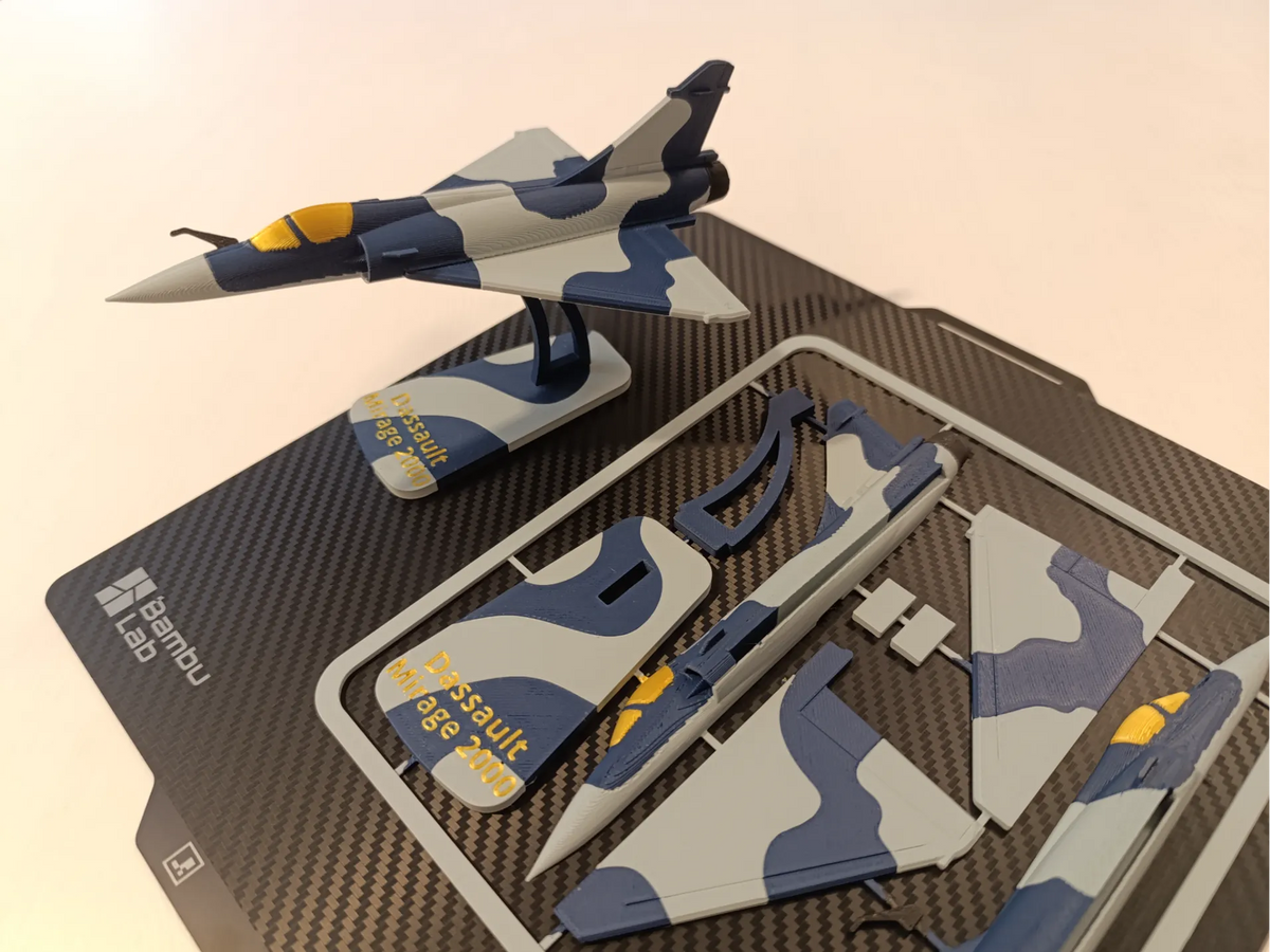 Dassault Mirage 2000, kit de carte avion - Maquette Print