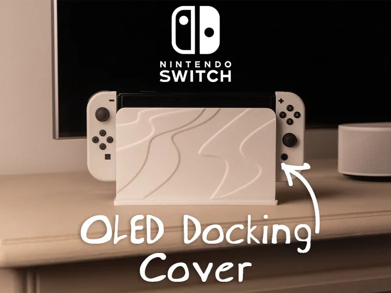 Housse esthétique pour la station d'accueil Nintendo Switch OLED - Tech Print