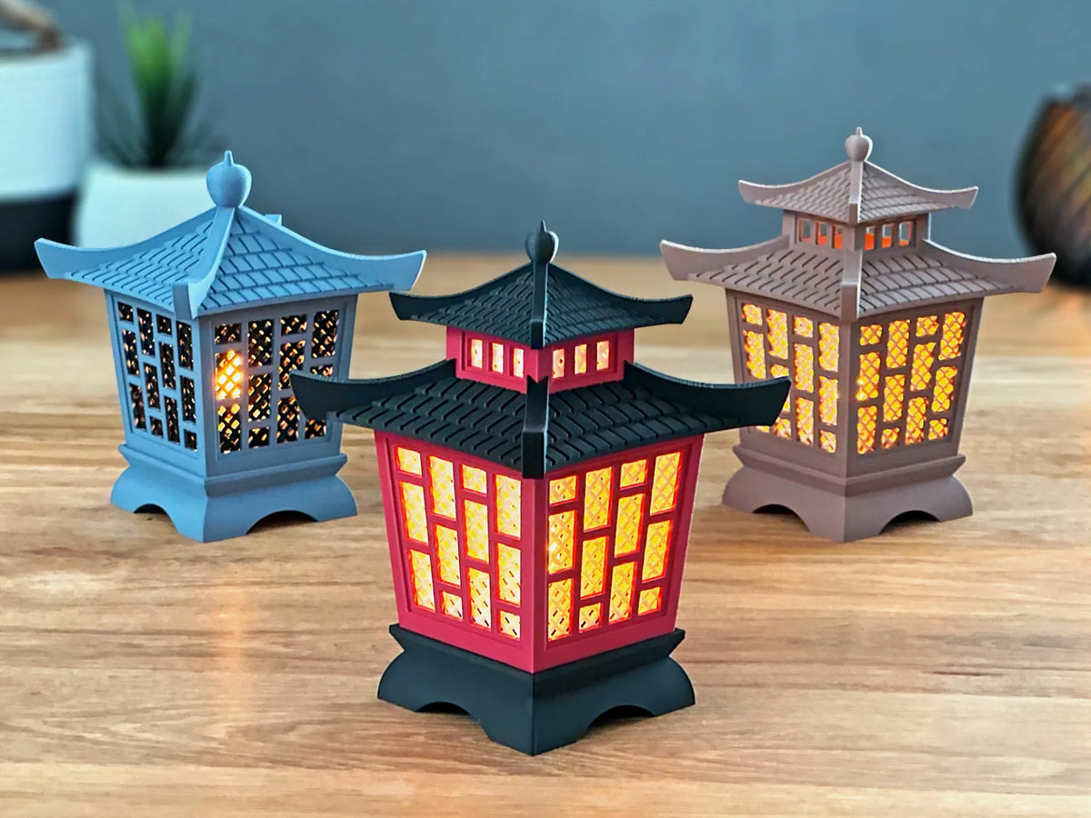 Lanterne chauffe-plat miniature de style japonais - Fêtes Print