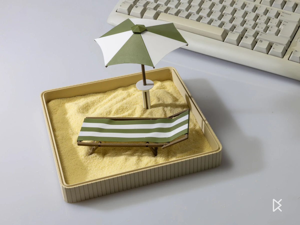 Mini Plage de Bureau - Votre Kit Zen Été Personnel - Outdoor Print