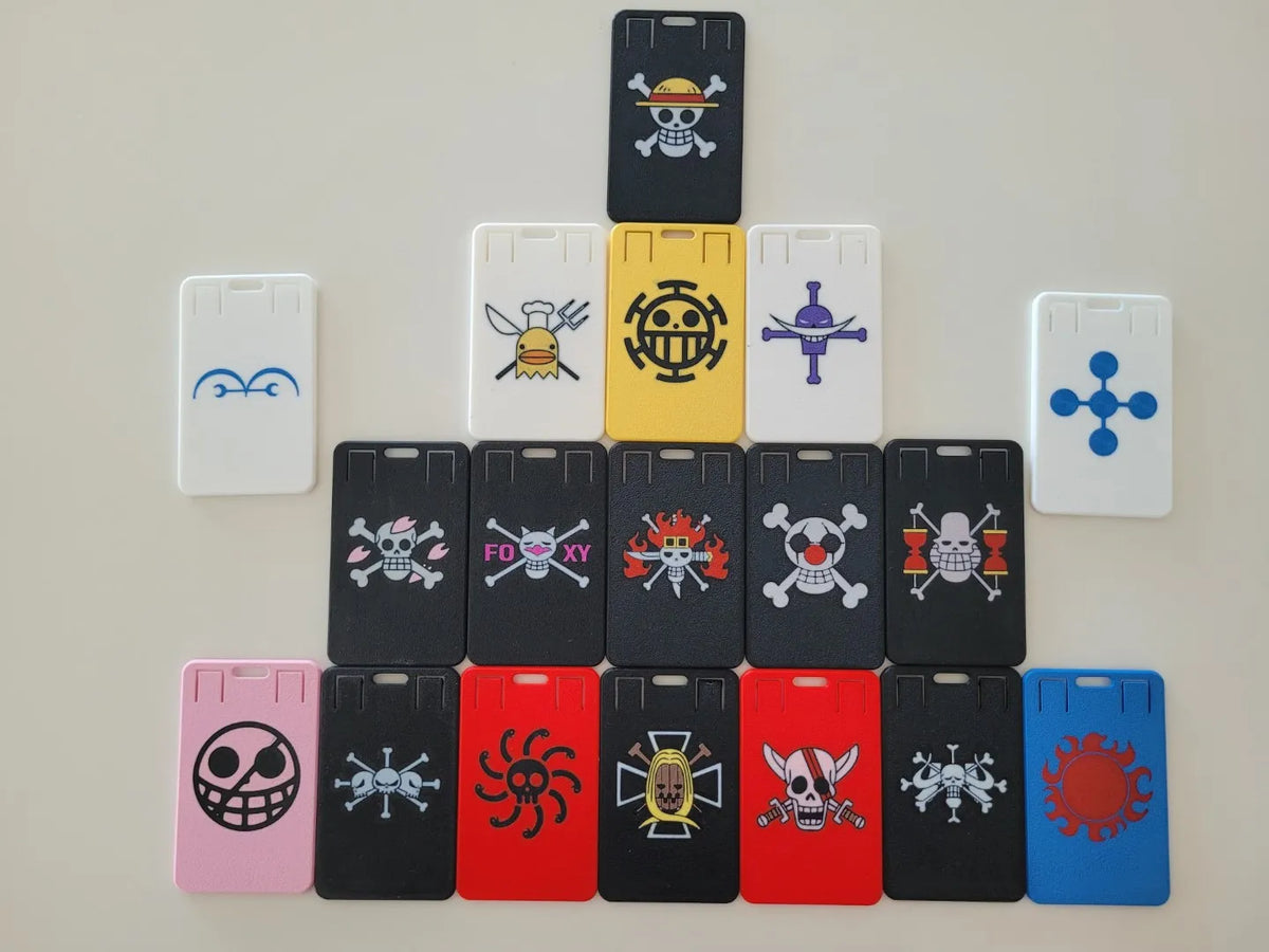 Porte-badge de carte d'identité One Piece Jolly Roger - NFC Print