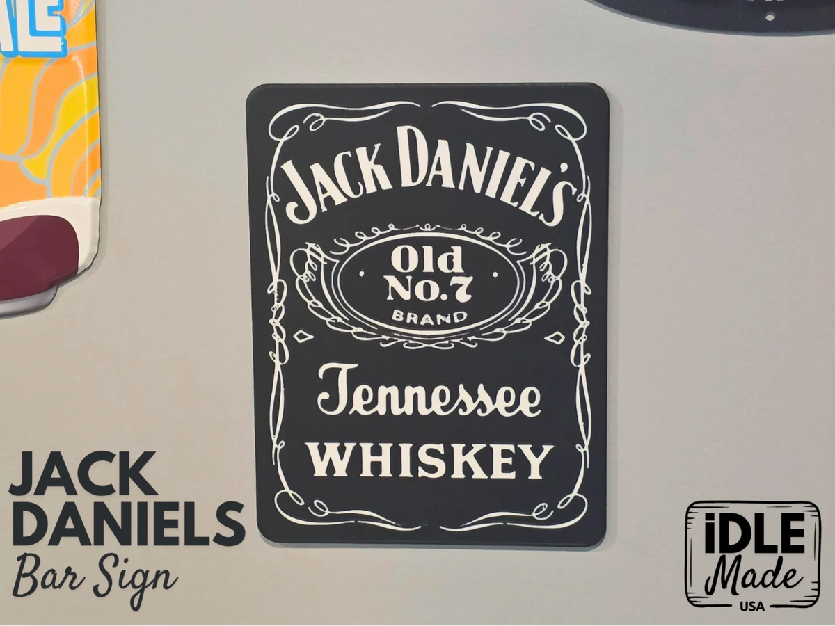 Whiskey Jack Daniel's - Panneau décoratif pour bar - Antre d'homme - Cuisine Print