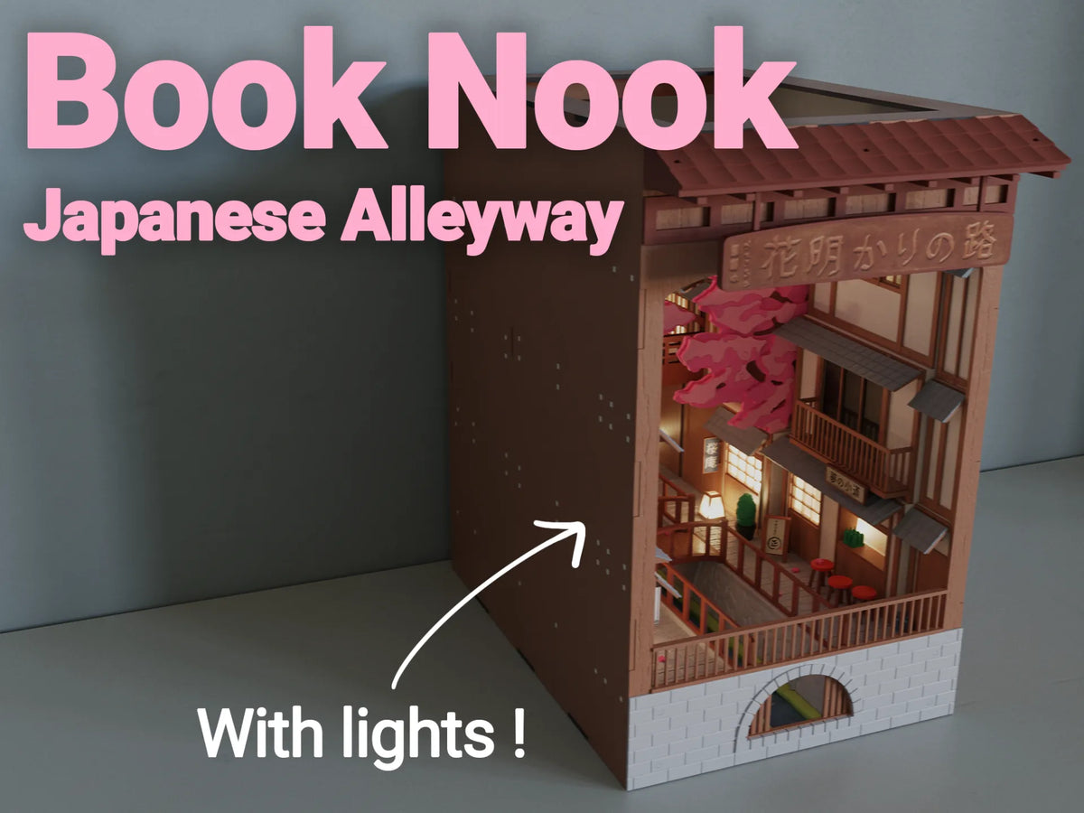 Coin de lecture ruelle japonaise - Maquette Print