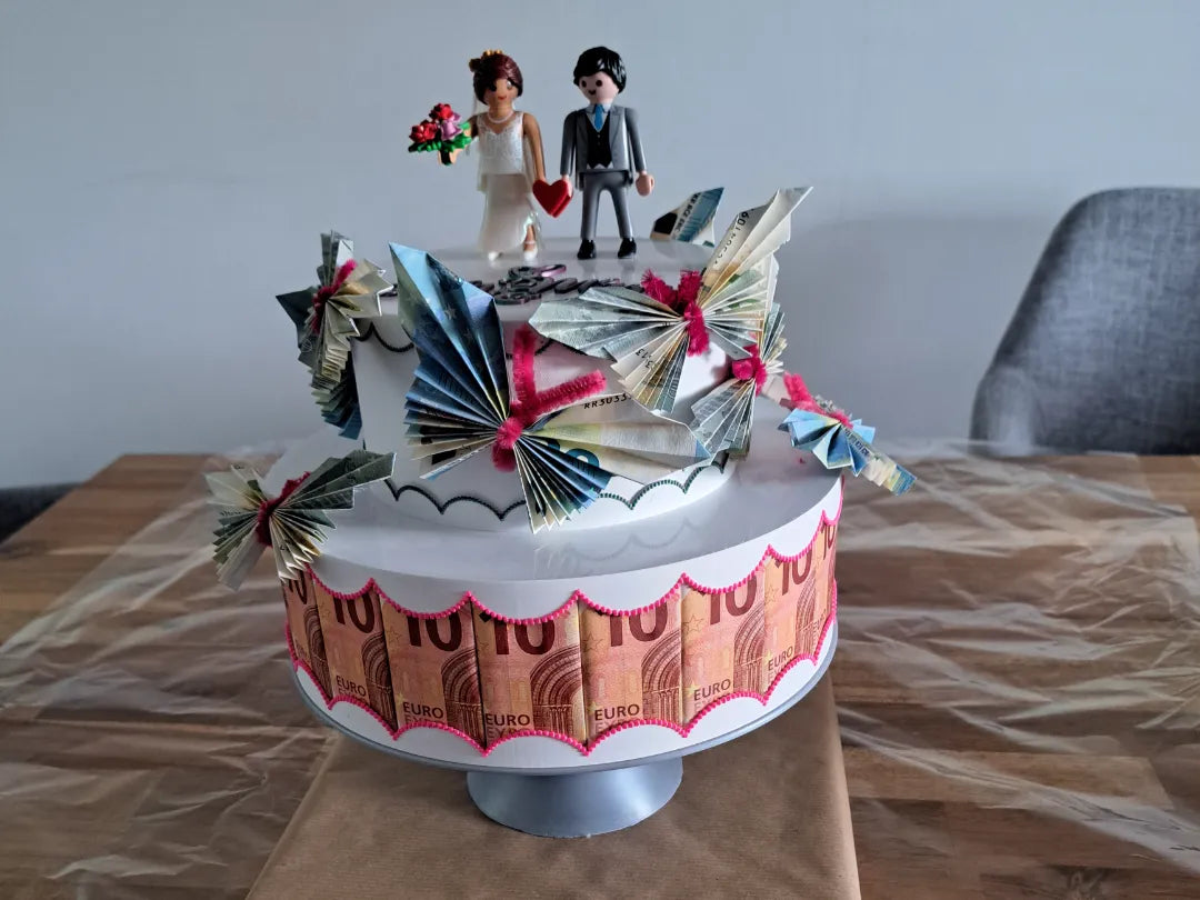 Gâteau de mariage - Cadeau d'argent - Fêtes Print