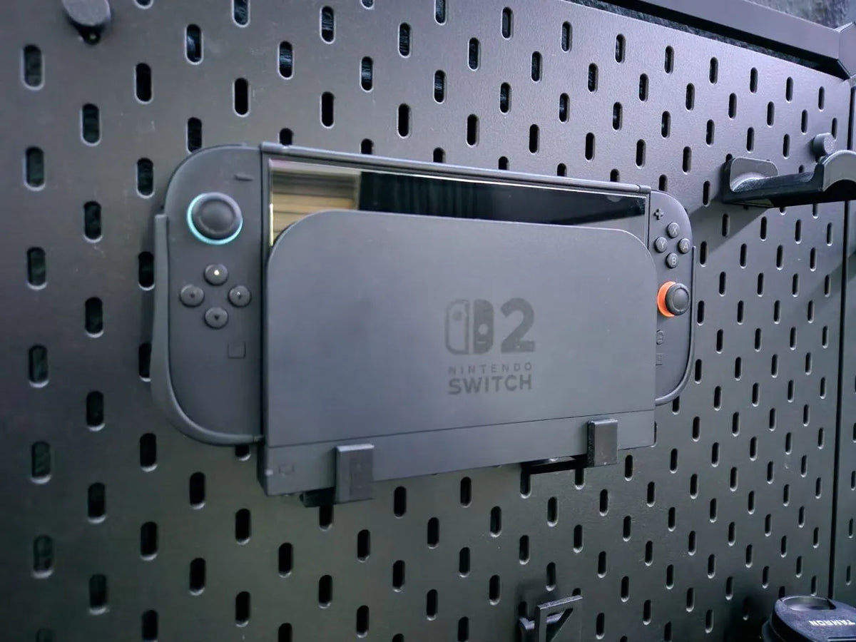Support mural IKEA Skadis pour Nintendo Switch 1 et 2 - Tech Print