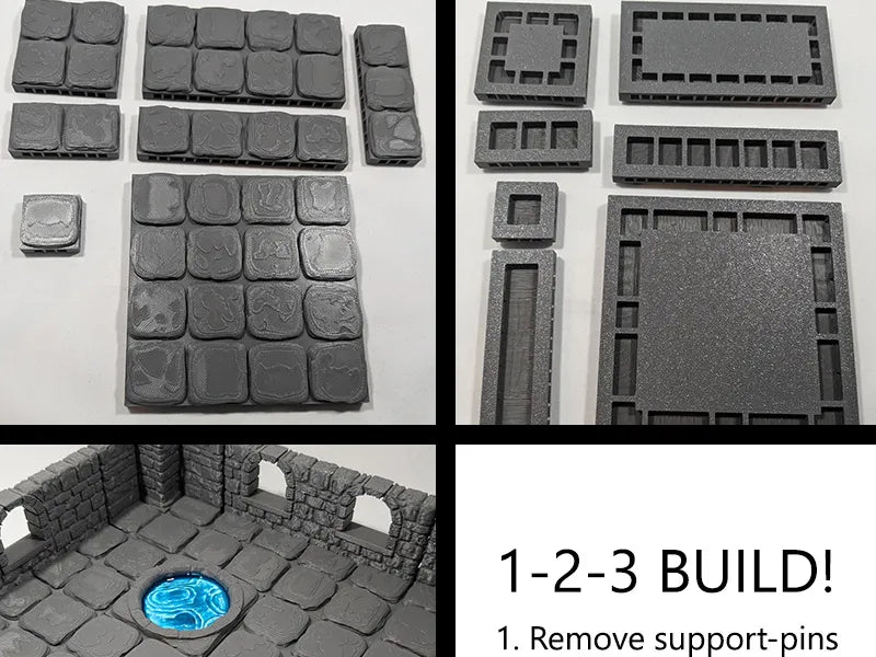 Tuiles de donjon - système OpenLOCK - Jeux Print