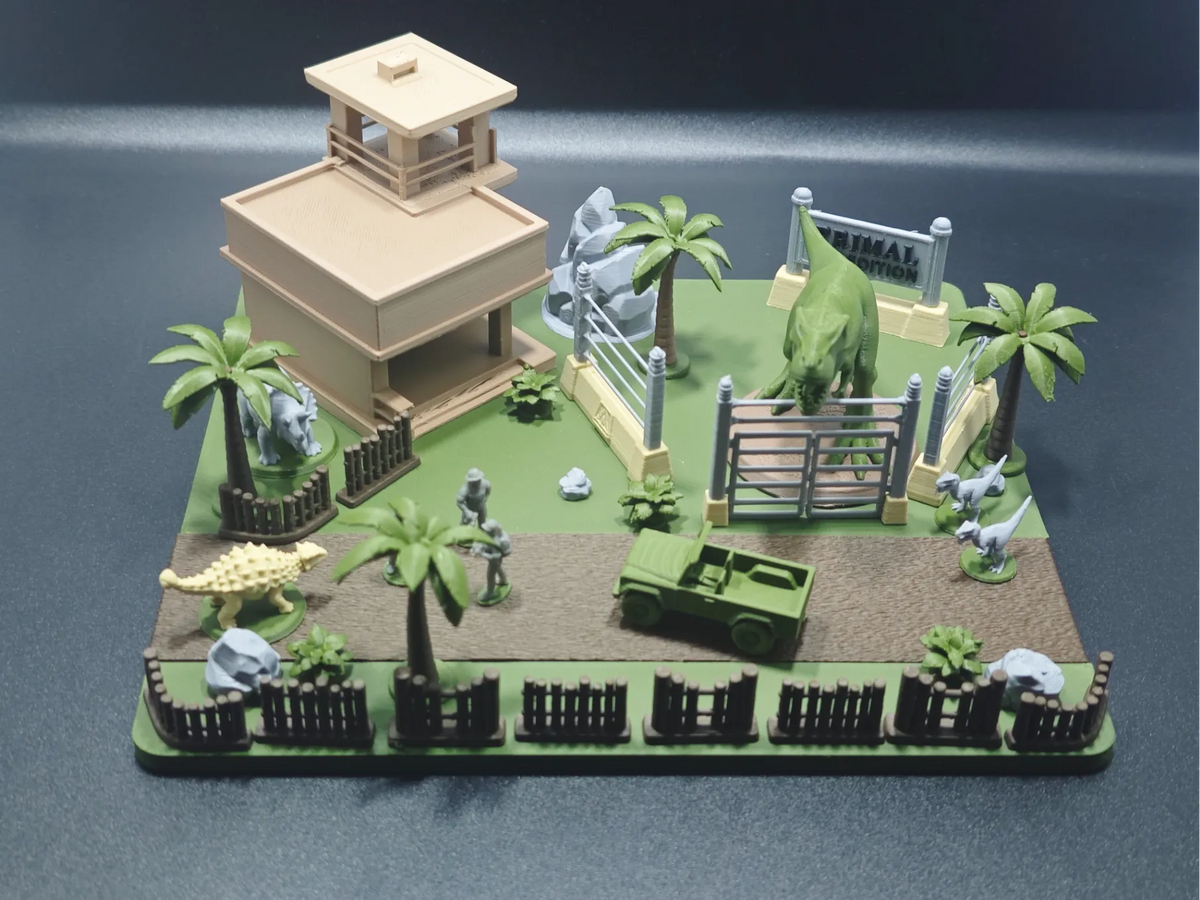 Diorama Jurassic Park – « Expédition Primordiale » - Geek Print
