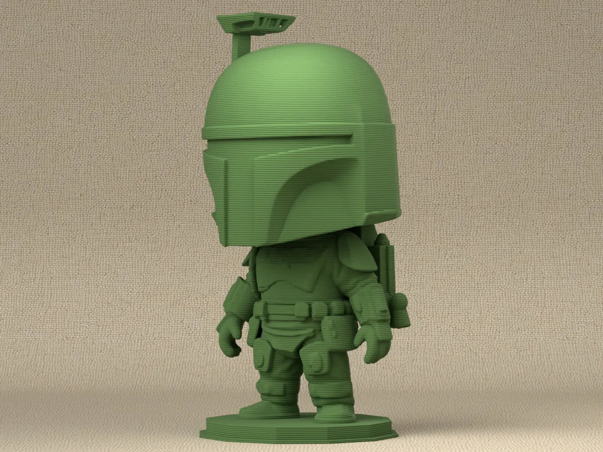 Figure chibi inspirée de Boba Fett - Geek Print