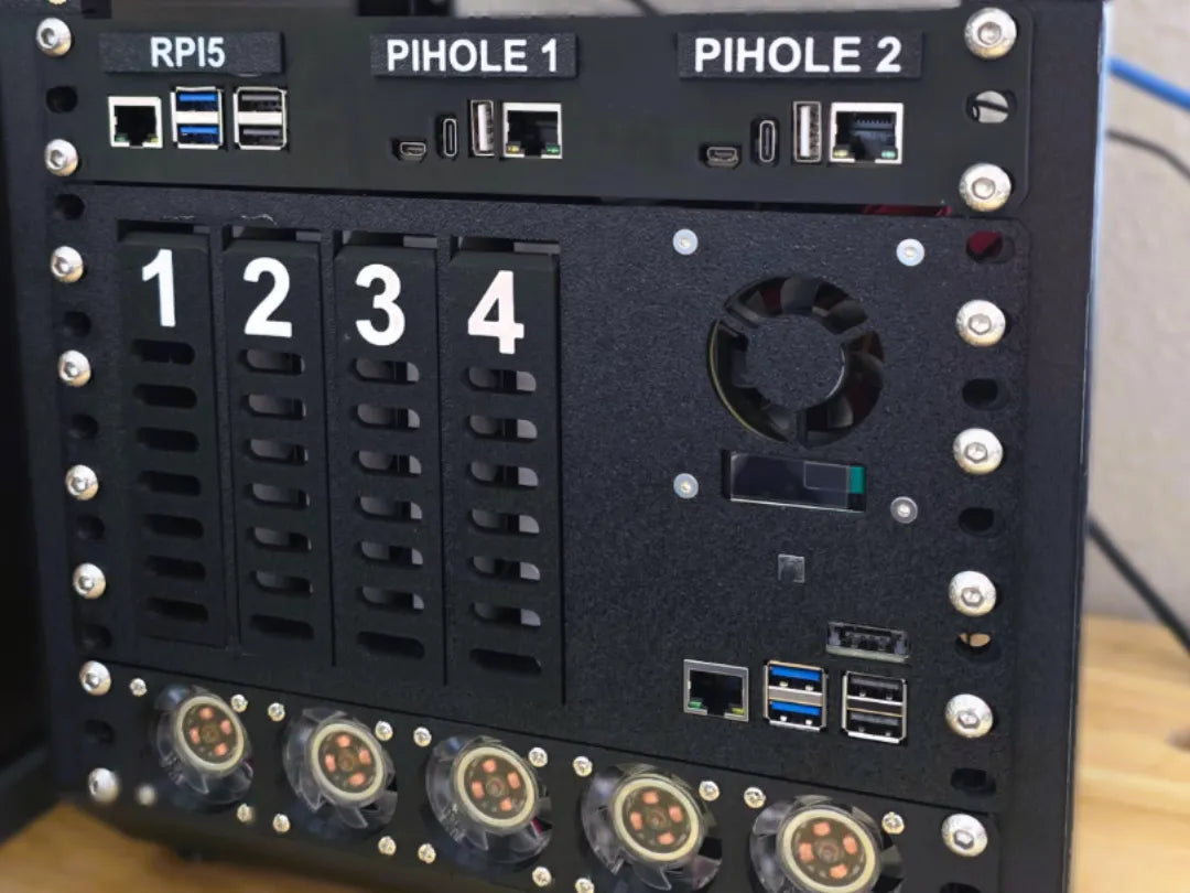 NAS 3U Raspberry Pi 5 10 pouces pour 3,5 HDD - Tech Print
