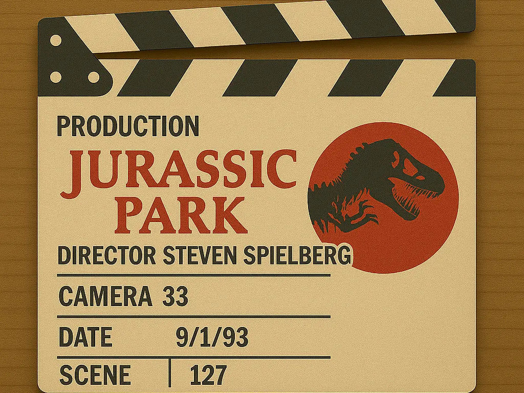 Clapette de film Jurassic Park - Geek Print