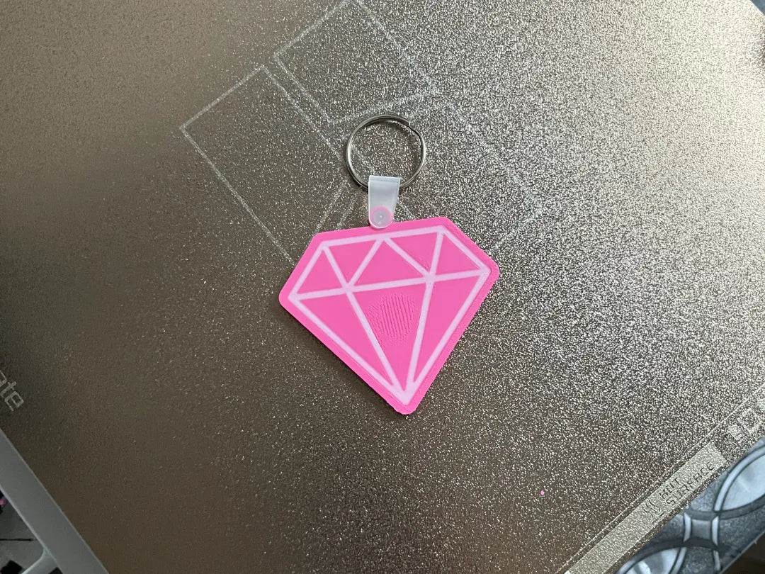 Porte-clés NFC Diamant - Accessoire Élégant & Cadeau - NFC Print