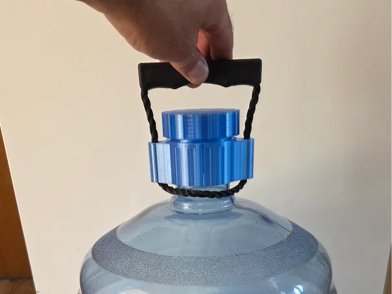 Bouteille pour distributeur d'eau, bouchon de 20 L et support - Sport Print