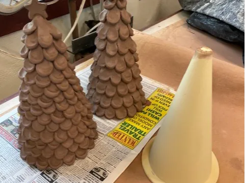 Forme de poterie pour Sapin de Noël / Chapeaux de Sorcière - Cosplay Print