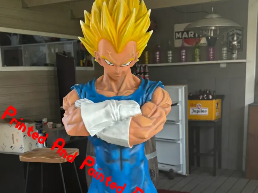 Majin Vegeta grandeur nature - Figurine Print