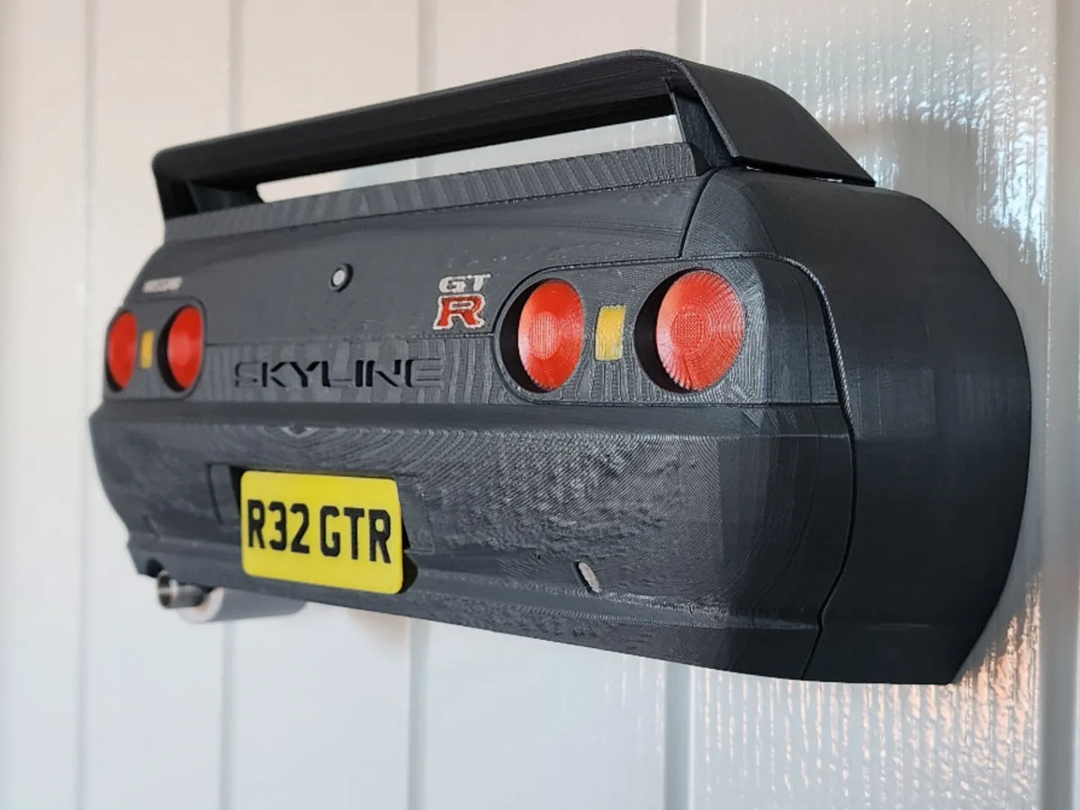 Décoration murale arrière Nissan Skyline R32 GTR - Auto Print