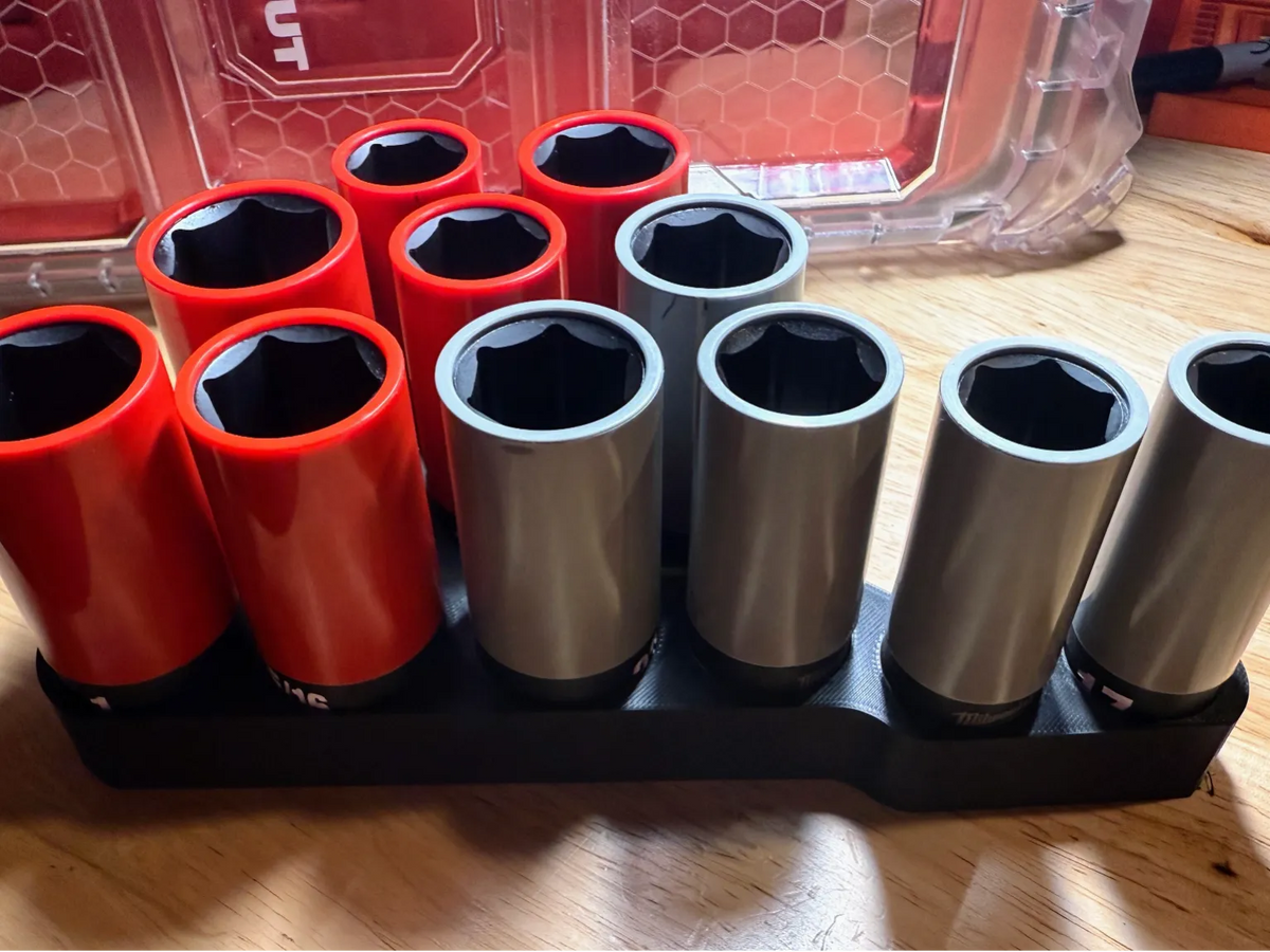 Packout Milwaukee Shockwave pour écrous de roue et clé à chocs 1/2" - Auto Print