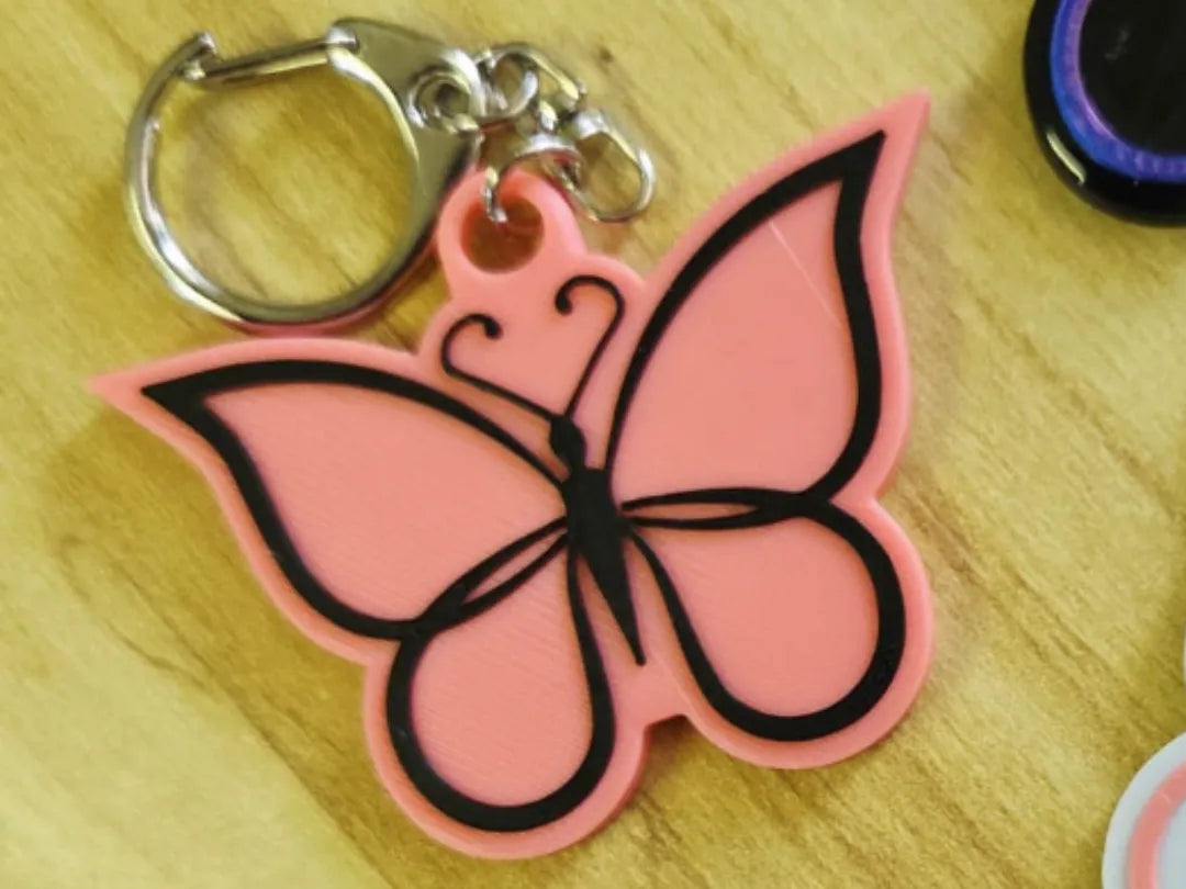Porte-clés NFC Papillon - NFC Print