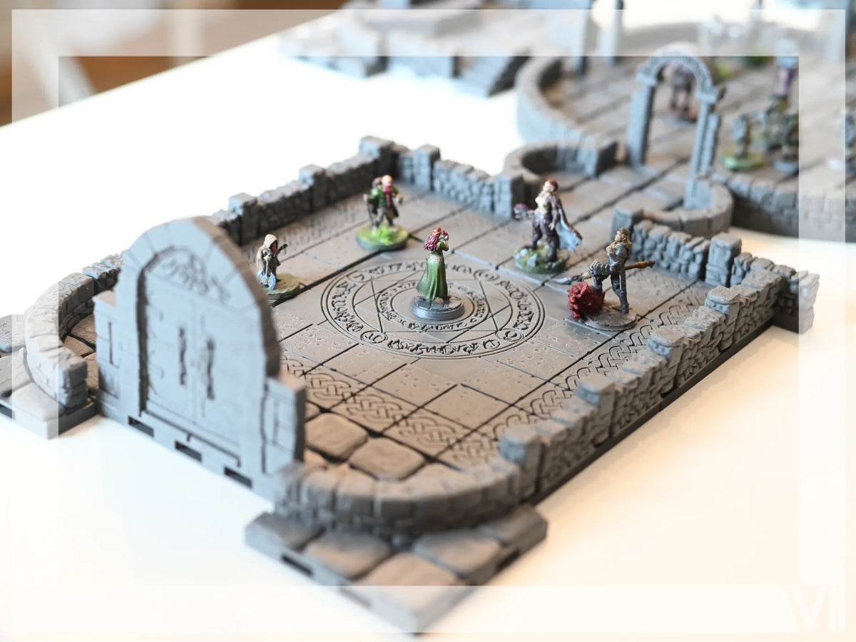 OpenForge 2.0 Tuiles spéciales, Murs et Portes (Donjon) - Art Print