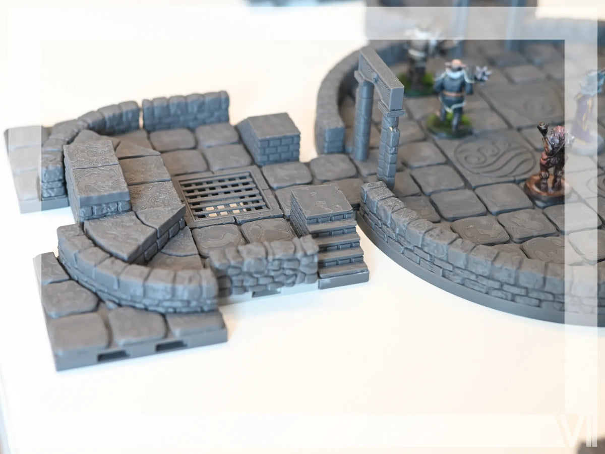 Escaliers OpenForge 2.0 (Pierre de donjon) - Jeux Print