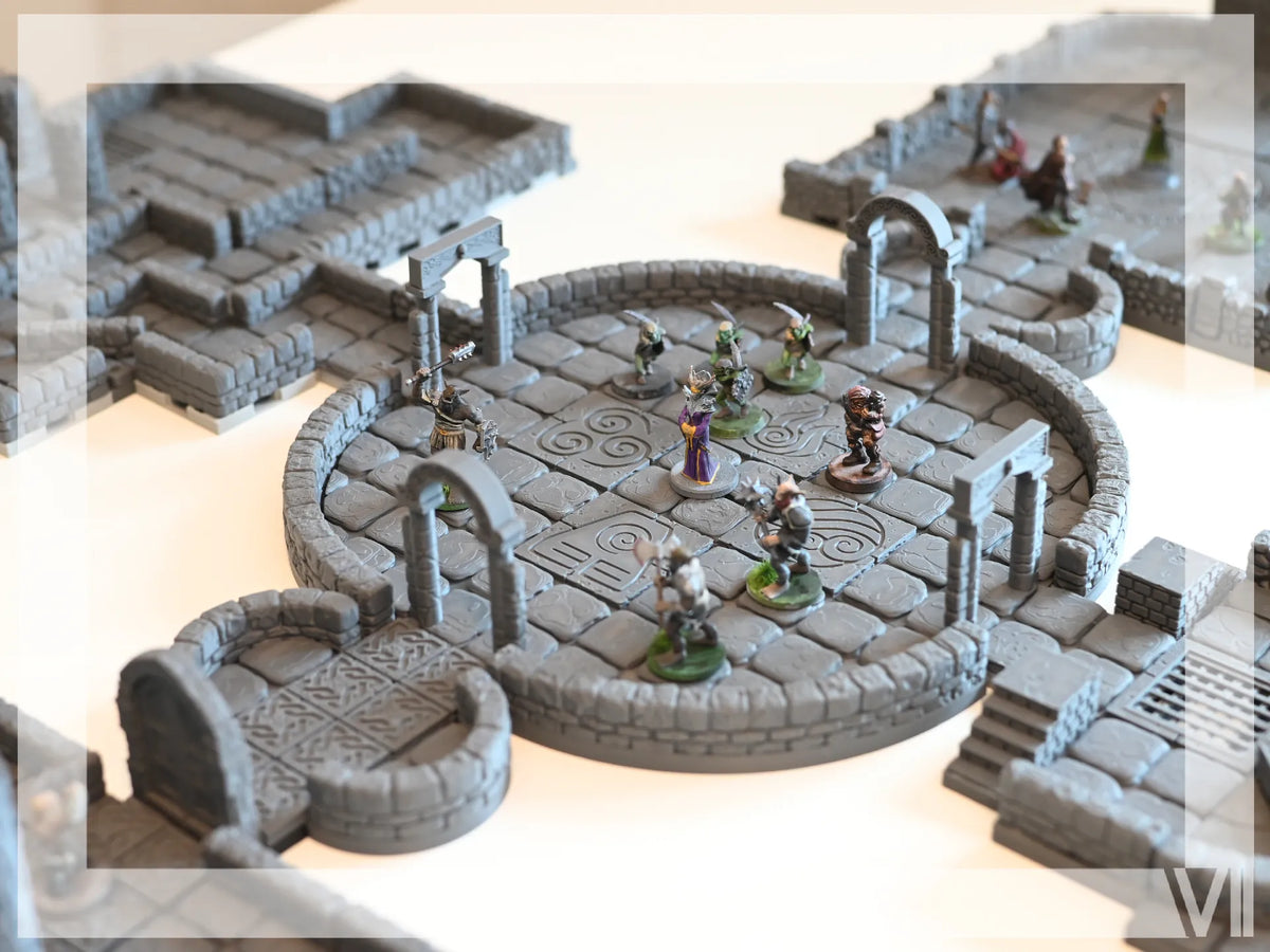 OpenForge 2.0 Courbes et Alcôves (Pierre de Donjon) - Jeux Print