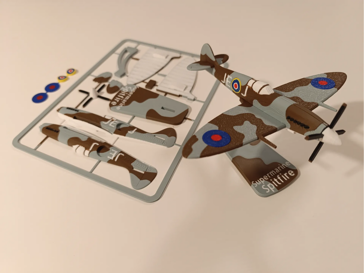 Carte Kit Avion Supermarine Spitfire - Maquette Print