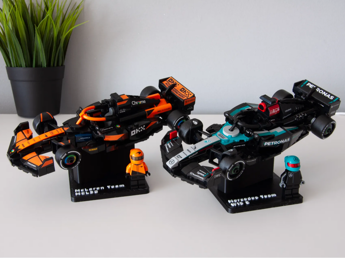 Présentoir pour tous les Speed Champions F1 avec nom de voiture - Auto Print
