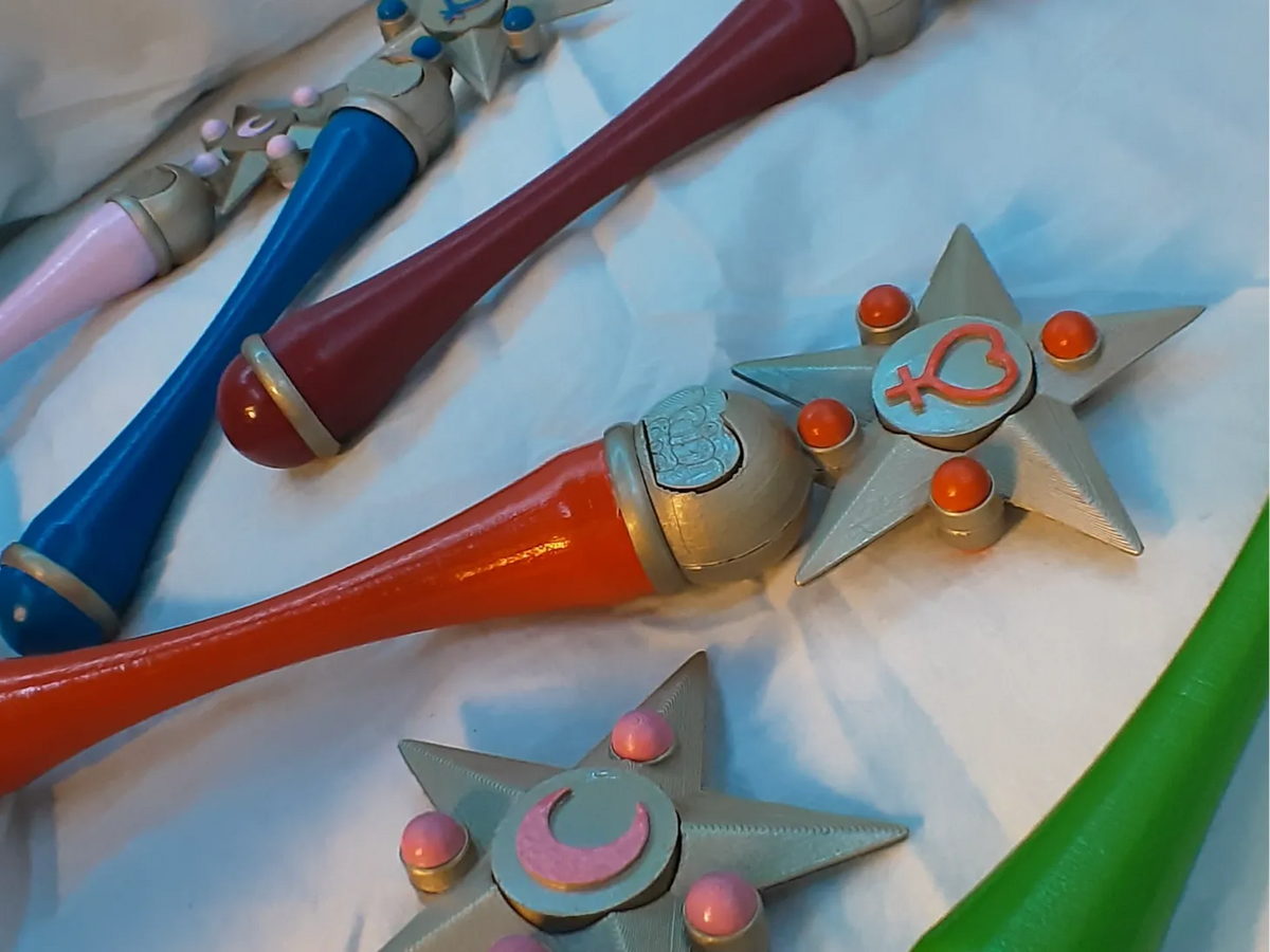 Toutes les Baguettes de Sailor Moon Accessoires de Cosplay - Cosplay Print