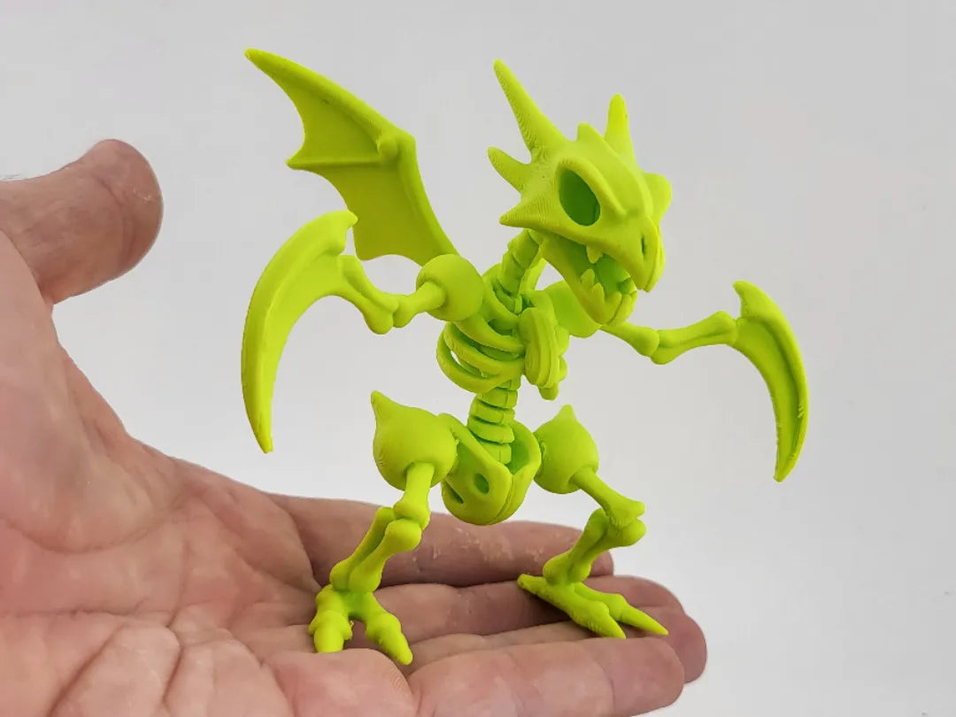 Scyther Pokemon Figure Squelette mignon kawaii - Figurine Print