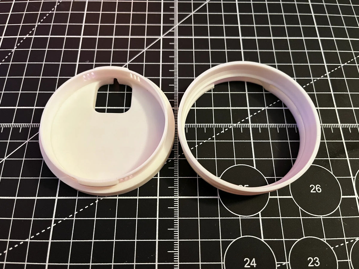 Base de lampe LED avec bride et port de câble unique - Lumière Print