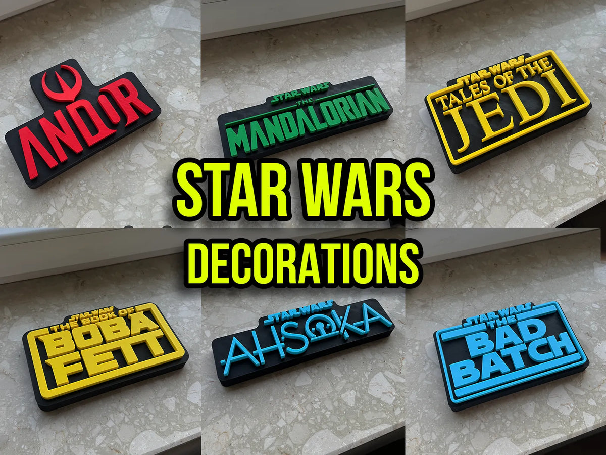 Décorations Logo Star Wars – À poser et à suspendre - Geek Print
