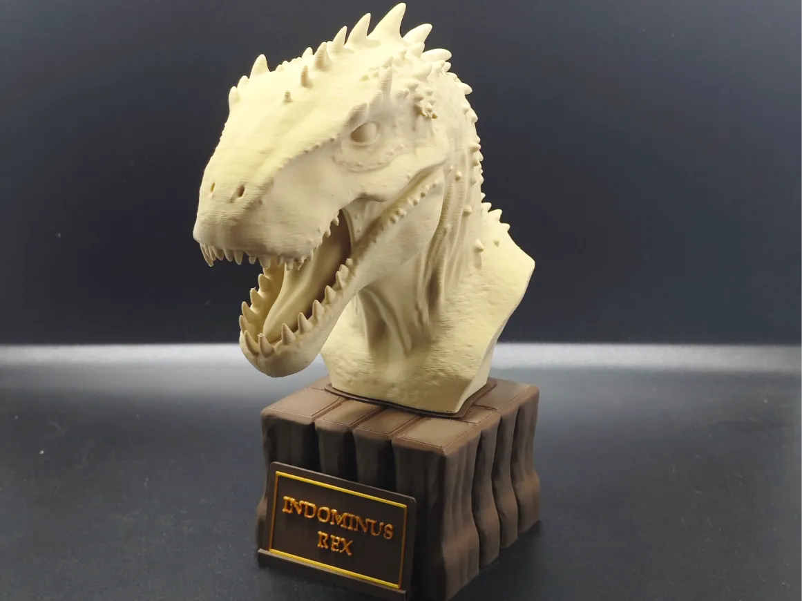 Buste d'Indominus Rex Jurassic World Jurassic Park - Geek Print