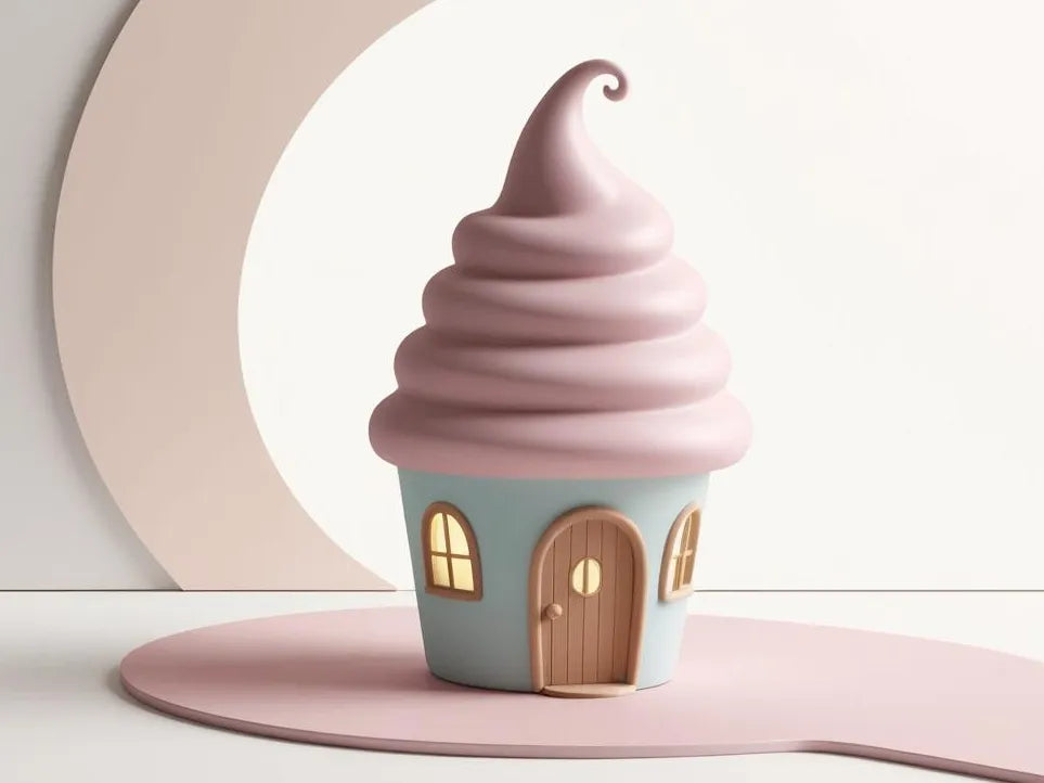 Maison de Fée en Glace - Maquette Print