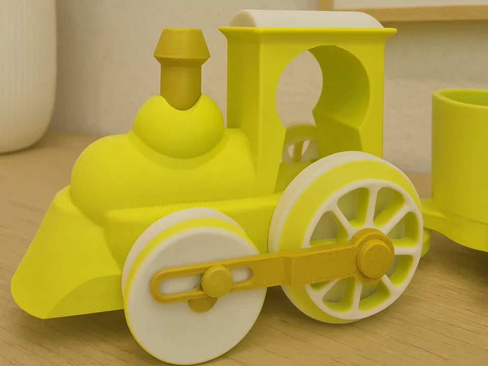 Majda train jouet - Maquette Print