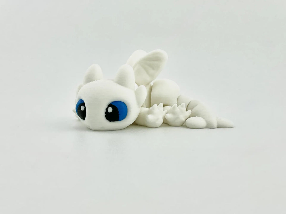 Jouet Articulé Dragon Furie Lumineuse Flexible - Figurine Print