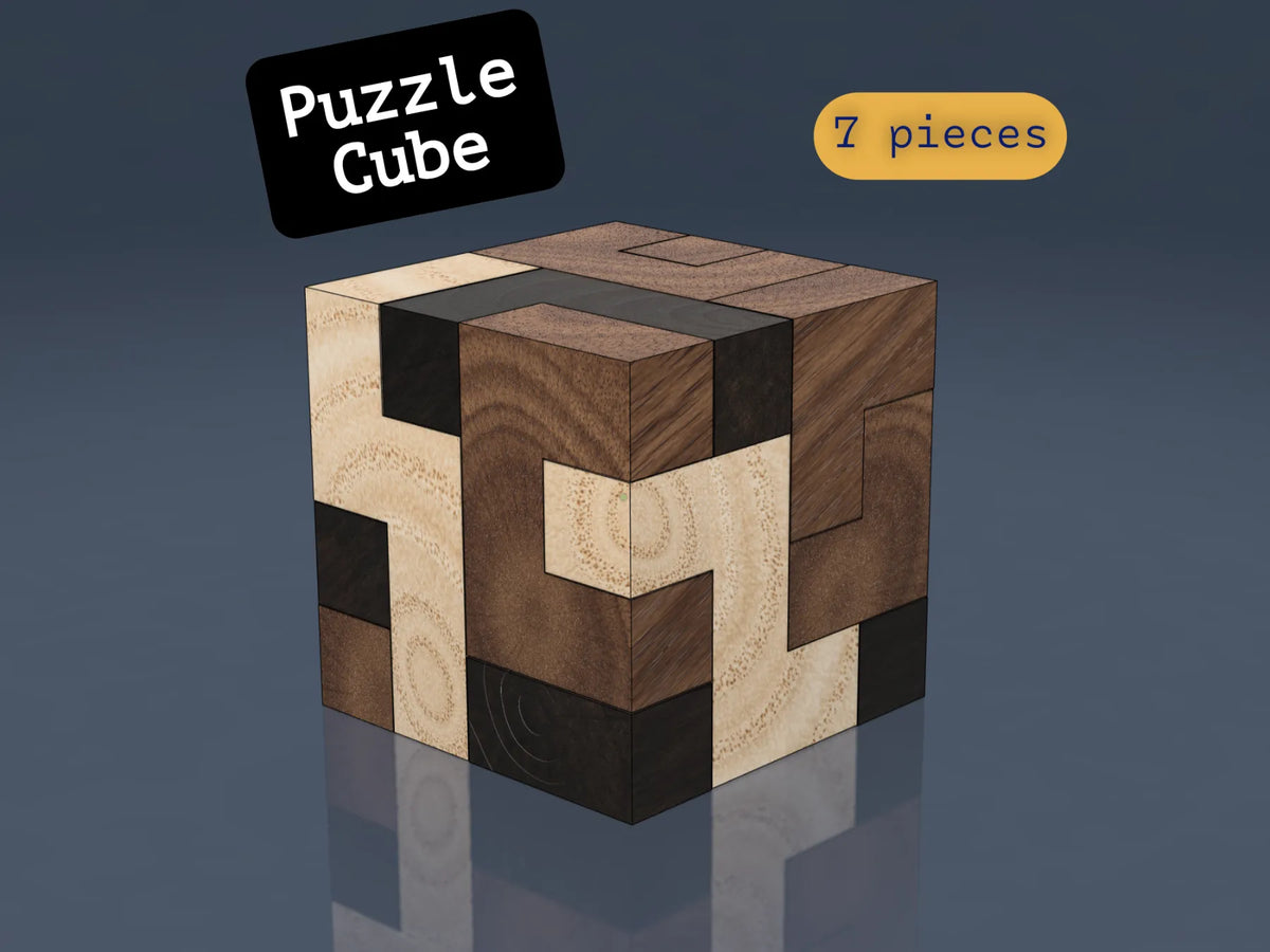 Cube puzzle - à emboîtement - Jeux Print