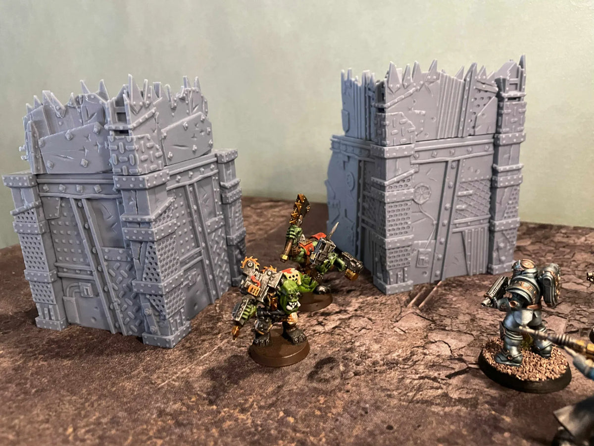 Terrain de jeu de guerre Scrapz Kamp Xeno Sector - Maquette Print