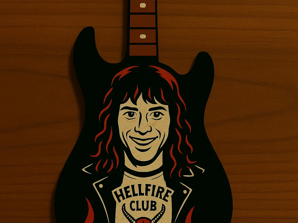 Eddy Munson - Stranger Things - Guitare - Geek Print