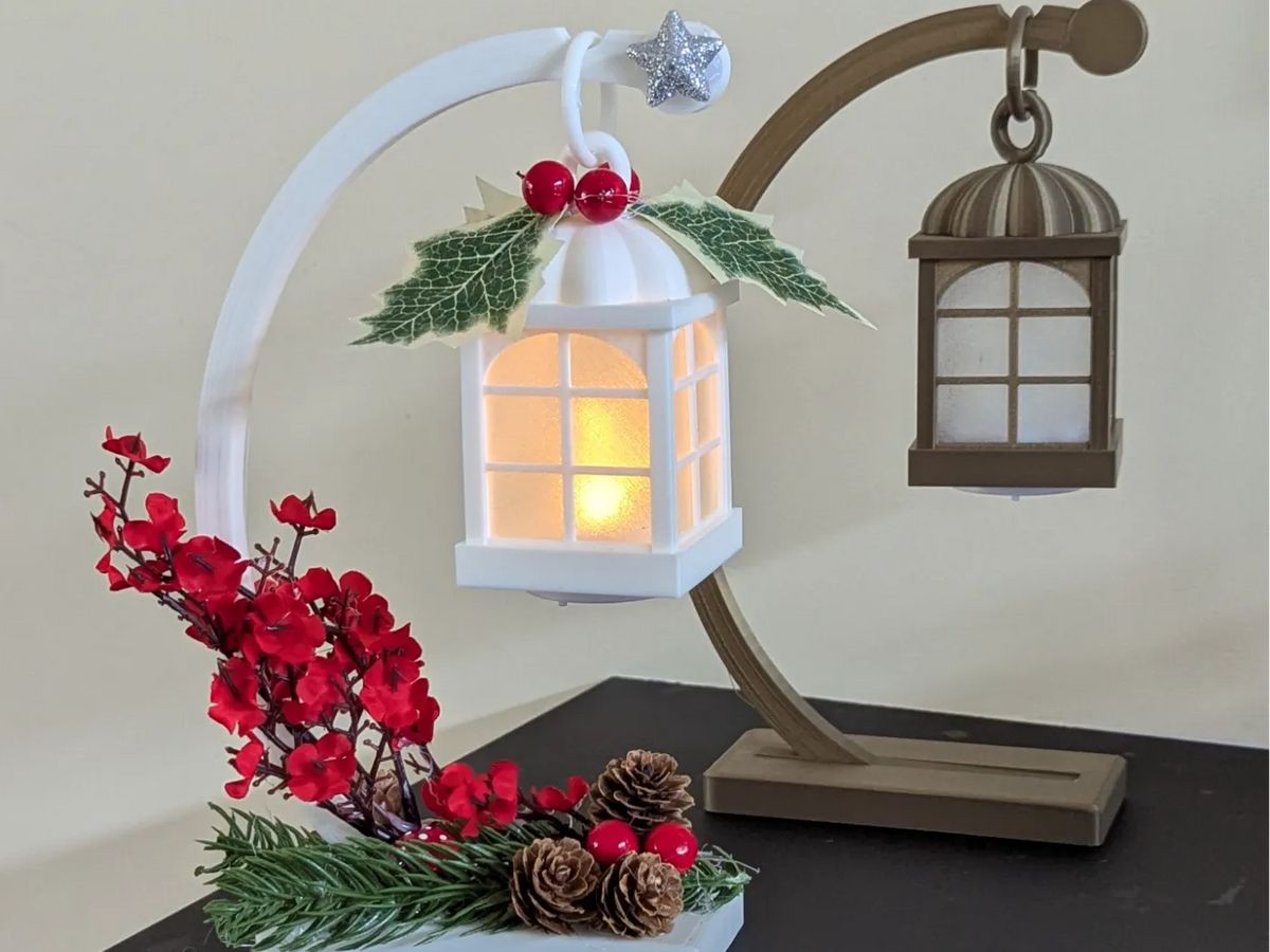 Lanterne décorative avec support - Maison Print