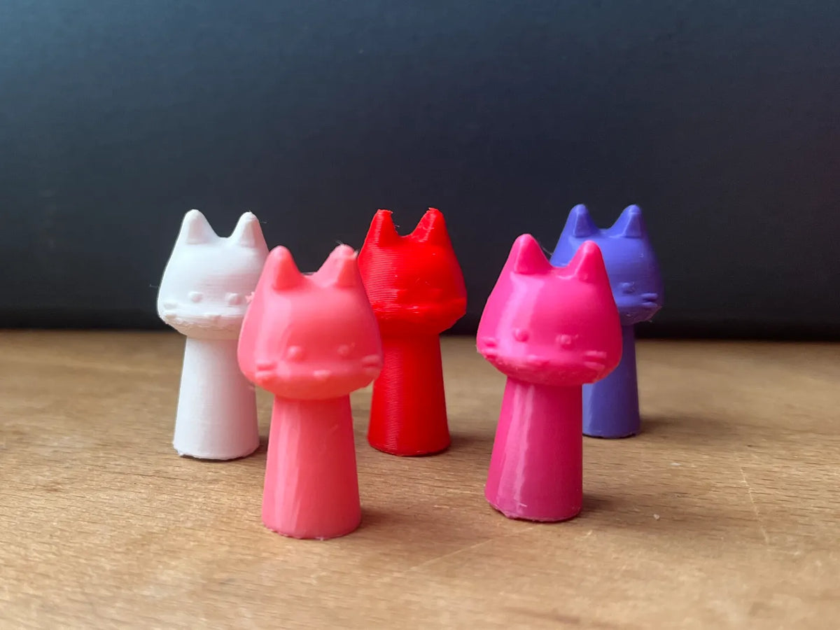 Butée d'aiguille chat tricot / protège-doigt d'aiguille - Bébé Print
