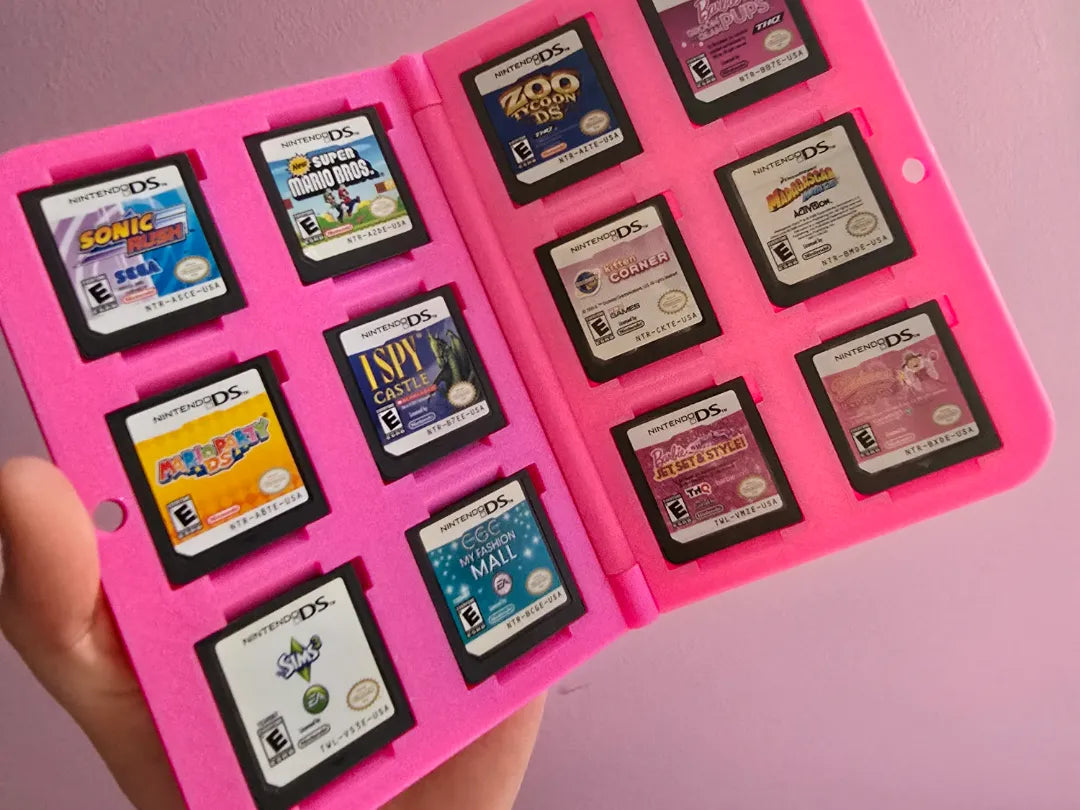Support de cartouche de jeu 3ds/ds amélioré - Jeux Print