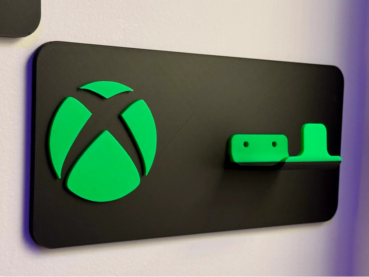 Support mural pour manette Xbox avec logo Xbox - Geek Print