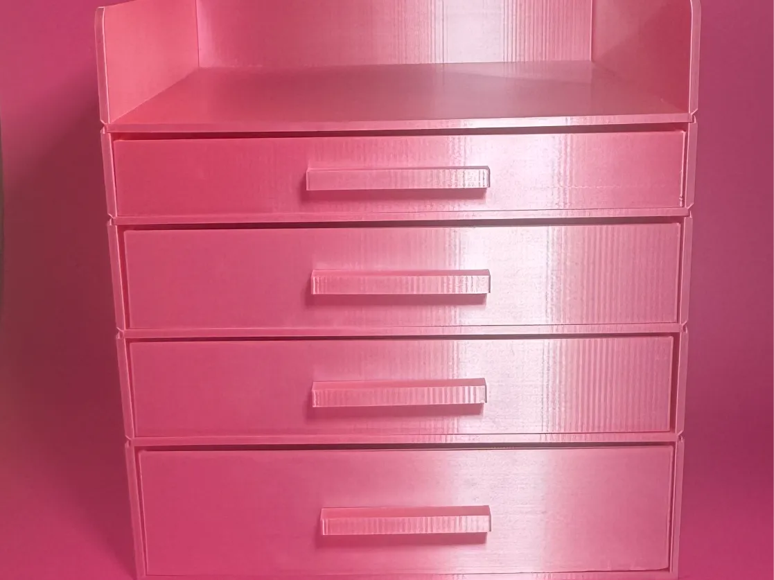 Organisateur de Maquillage / Tiroirs de Rangement de Salle de Bain - Beauté Print
