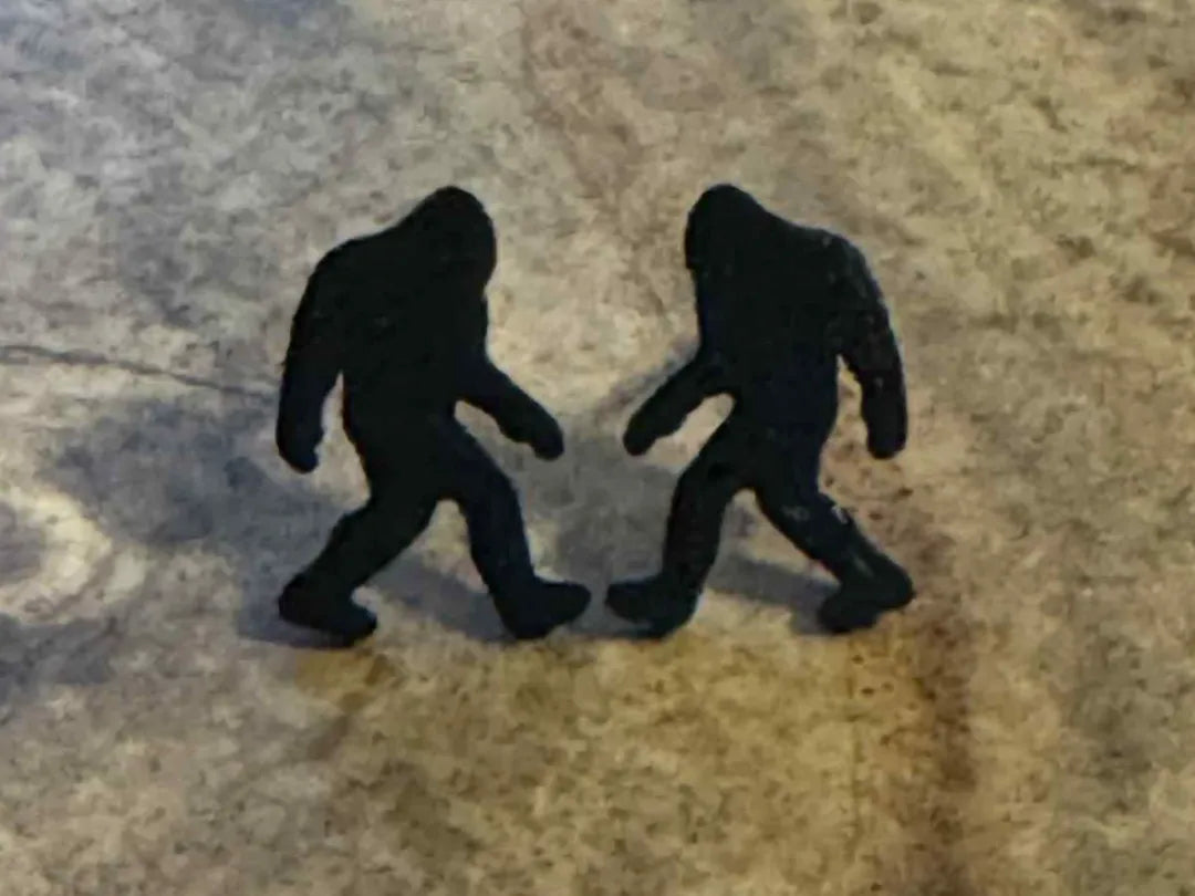 Boucles d'oreilles clous Bigfoot - Bijoux Print