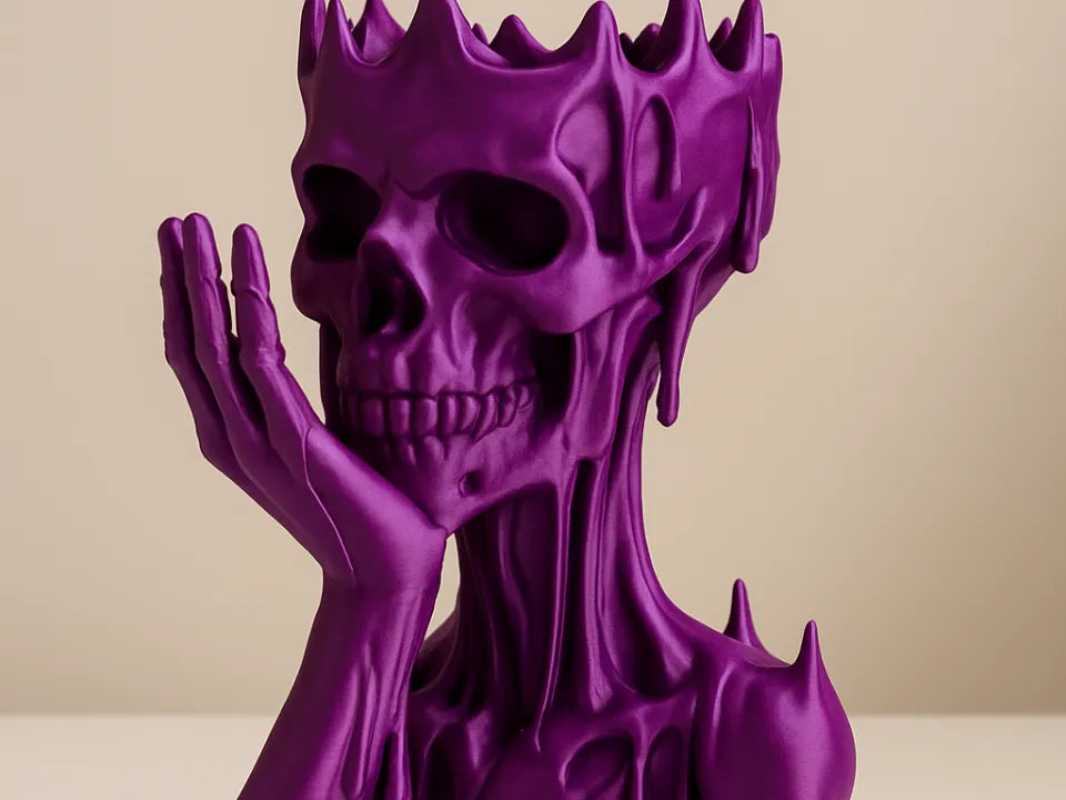 VASE CRÂNE GRIL Halloween - Maison Print