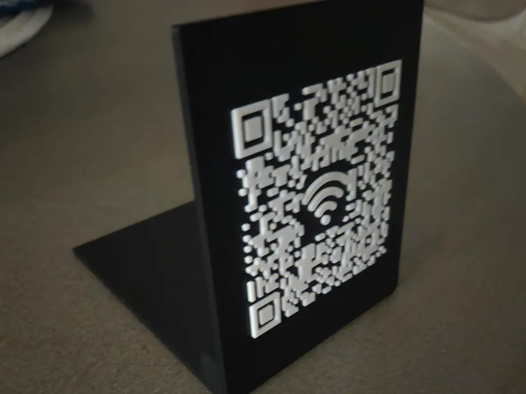 Panneau de code QR Wi-Fi - NFC Print
